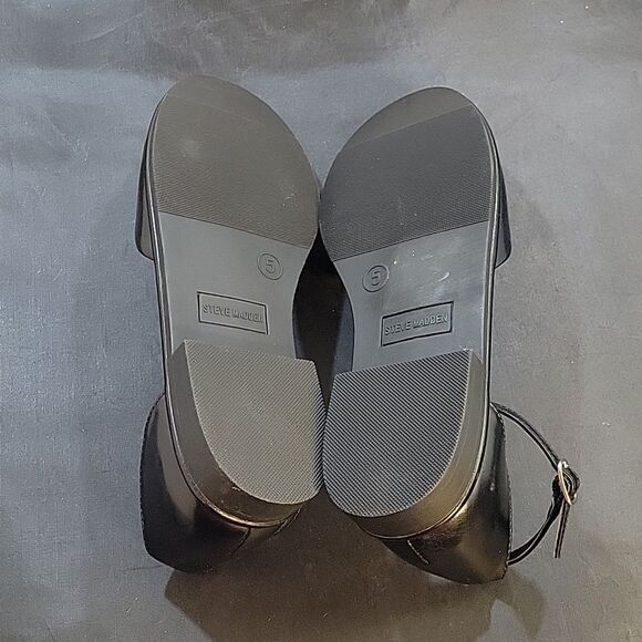 BRAND NEW STEVE MADDEN JKLAIR D'ORSAY ADJUSTABLE BUCKLE ANKLE STRAP FLAT SHOE - Picture 13 of 16